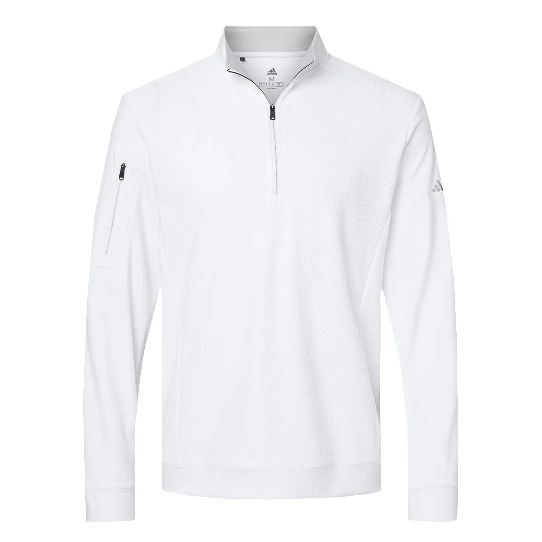 adidas - Men's Textured 1/4 Zip Pullover (DZ7097)