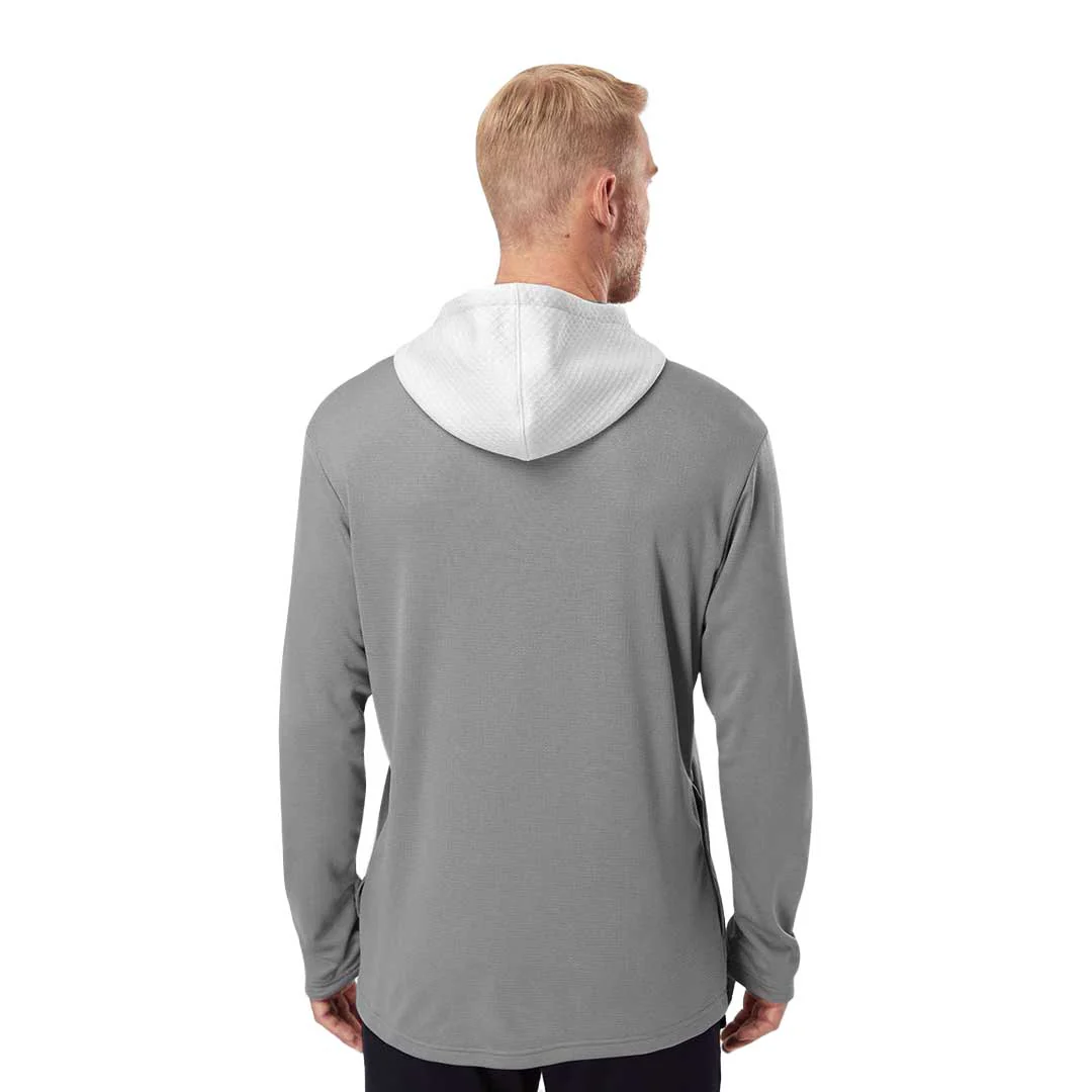 adidas - Men's Textured Mix Media Hoodie (GU3939) - Image 3