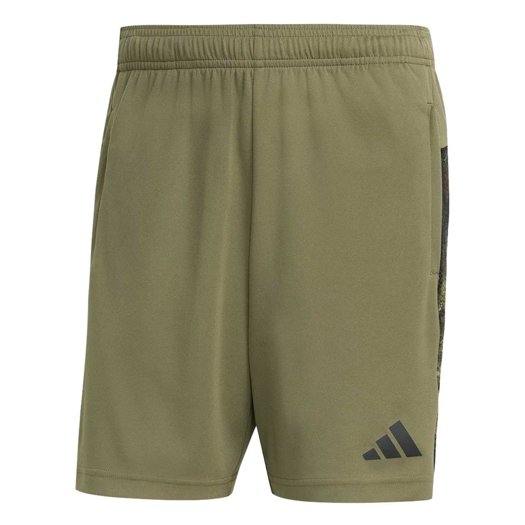 adidas - Men's Train Essentials Seasonal 7 Inch 3-Stripes Shorts (JW9709-7IN)