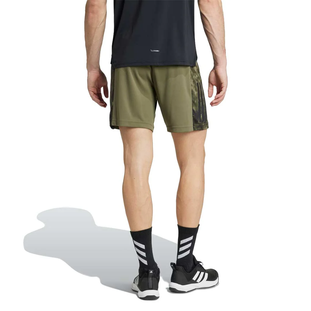 adidas - Men's Train Essentials Seasonal 7 Inch 3-Stripes Shorts (JW9709-7IN) - Image 3