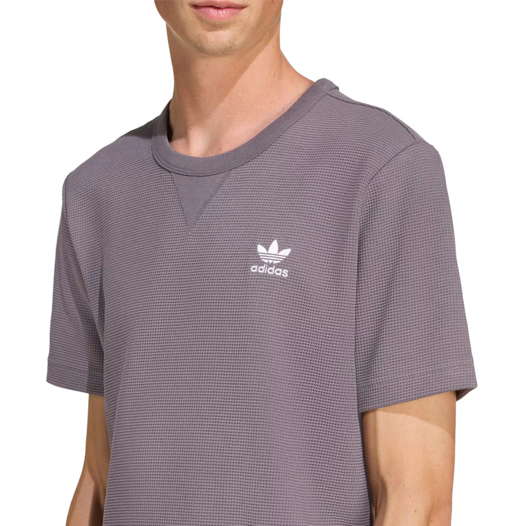 adidas - Men's Trefoil Essentials Waffle T-Shirt (JW3512) - Image 4
