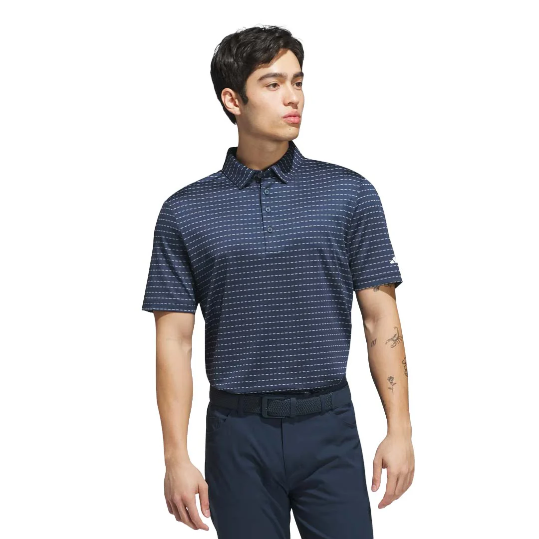 adidas - Men's Ultimate365 Dash Stripe Polo (JL5316) - Image 2