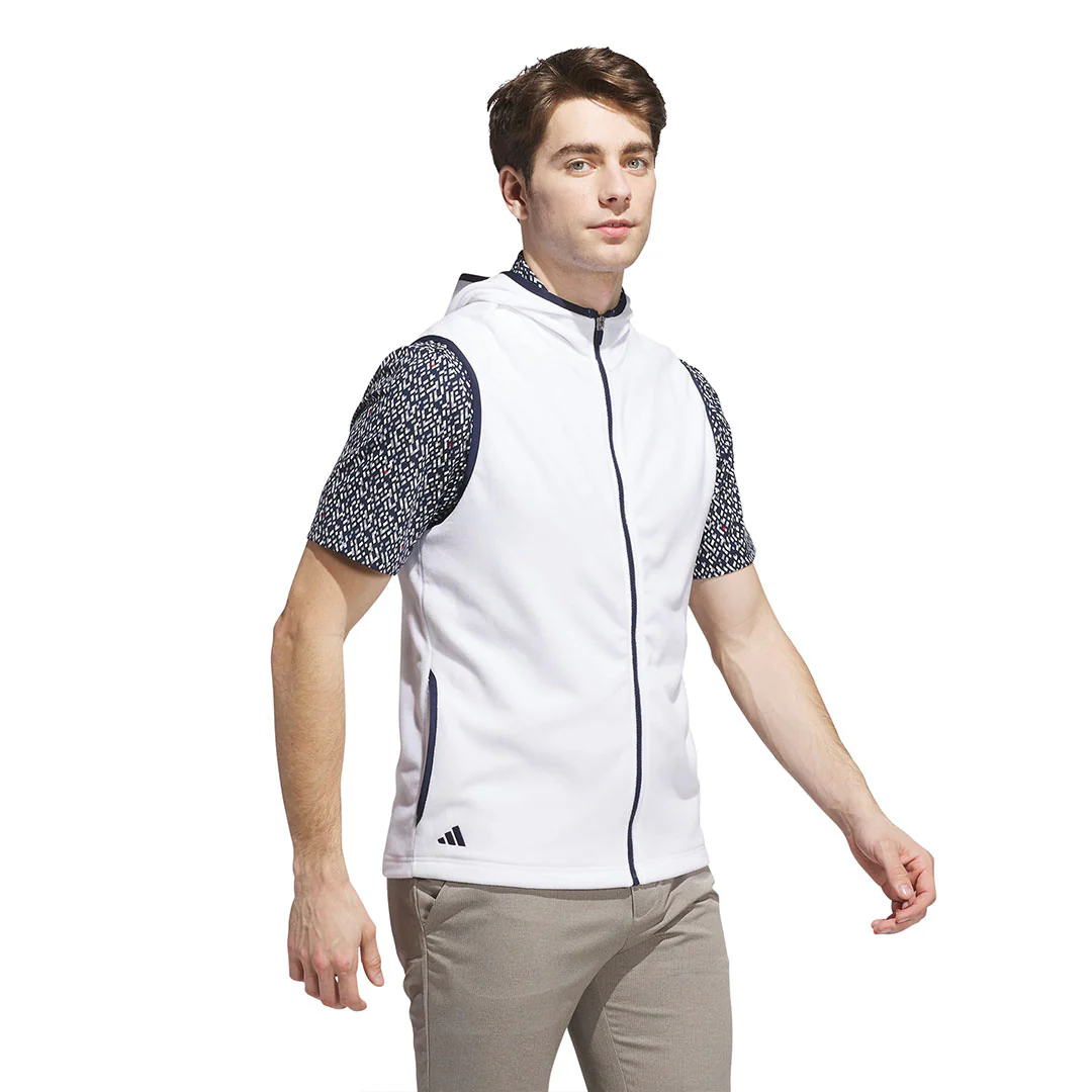 adidas - Men's Ultimate365 Fleece Hooded Full Zip Vest (JL5329) - Image 3