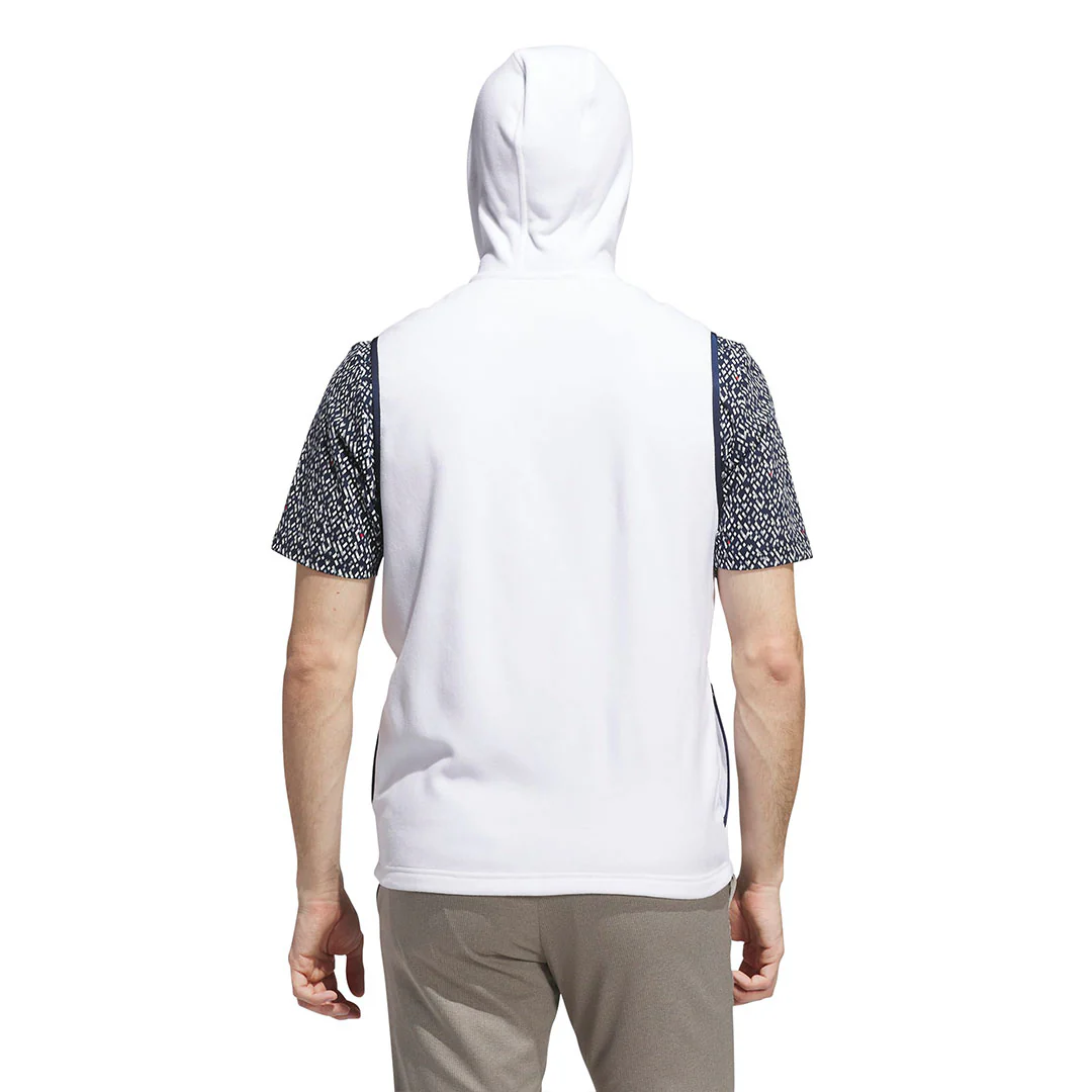 adidas - Men's Ultimate365 Fleece Hooded Full Zip Vest (JL5329) - Image 4