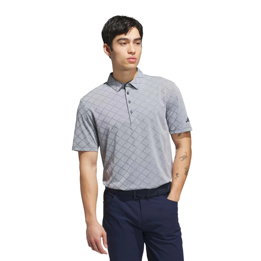 adidas - Men's Ultimate365 Hounds Jacquard Polo (JL5266) - Image 2