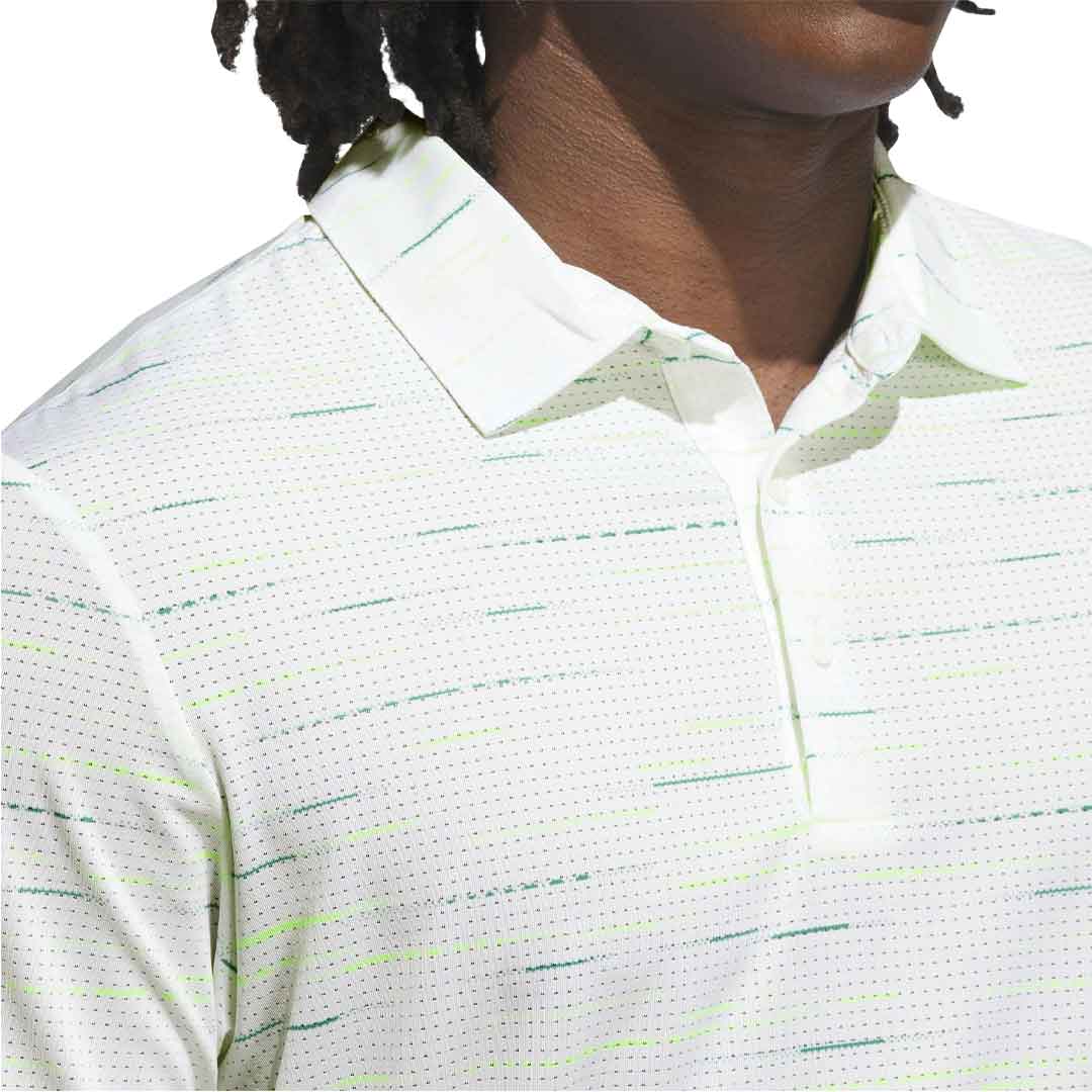 adidas - Men's Ultimate365 Mesh Glimmer Print Polo (JL5275) - Image 4