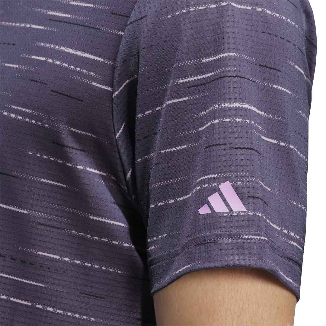 adidas - Men's Ultimate365 Mesh Glimmer Print Polo (JL5280) - Image 4