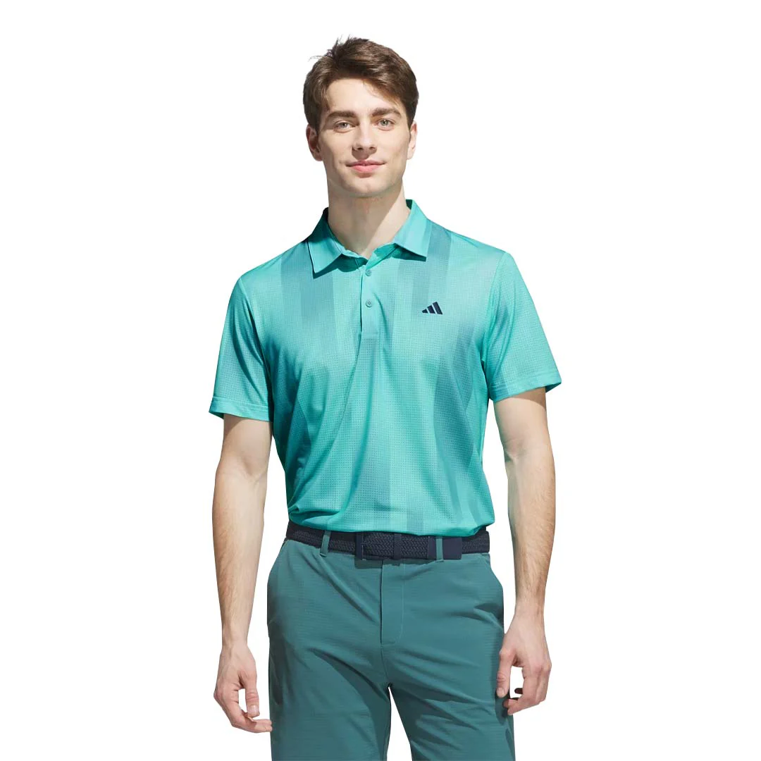 adidas - Men's Ultimate365 Mesh Radiant Print Polo (JL5282) - Image 2