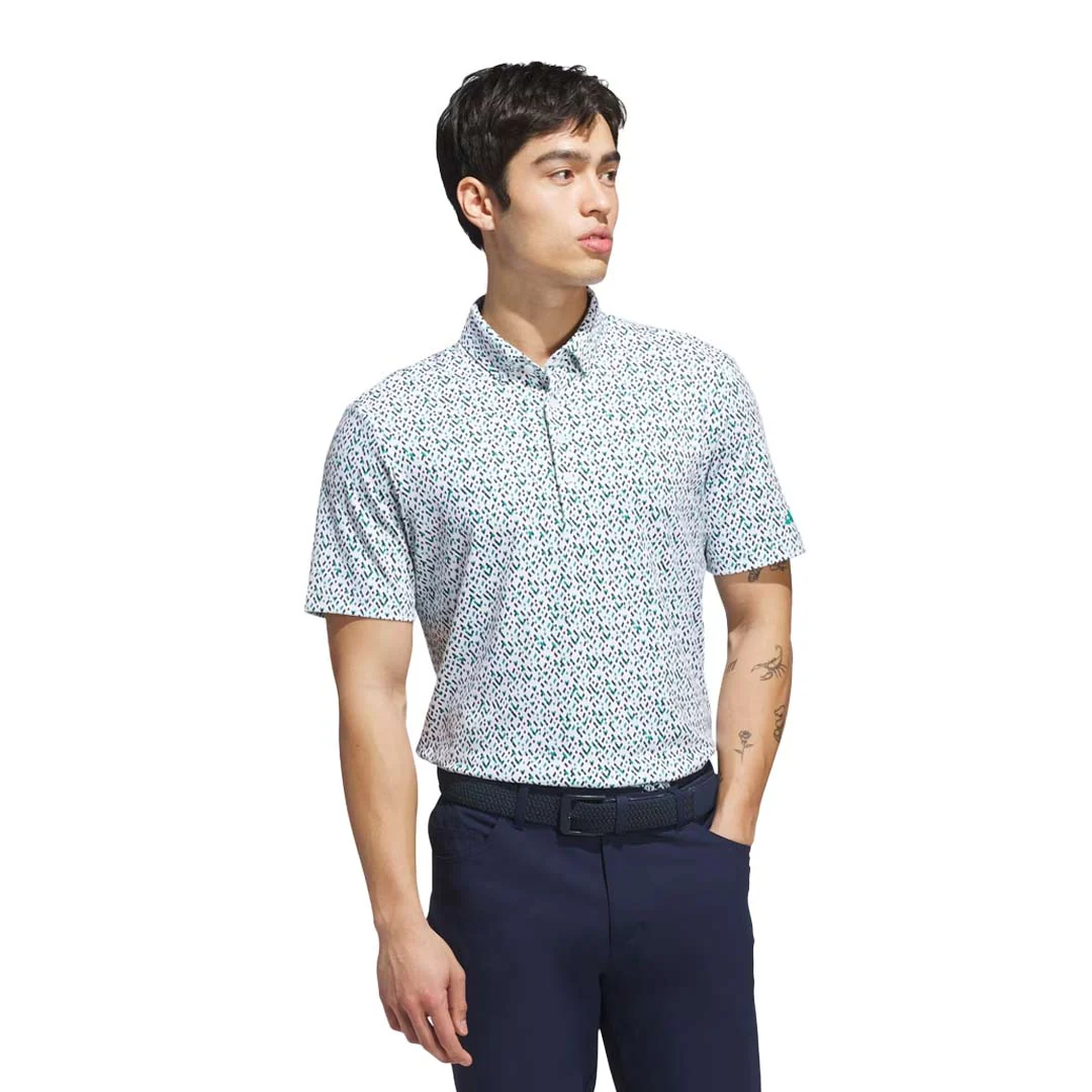 adidas - Men's Ultimate365 Micro Argyle Polo (JL5270) - Image 2