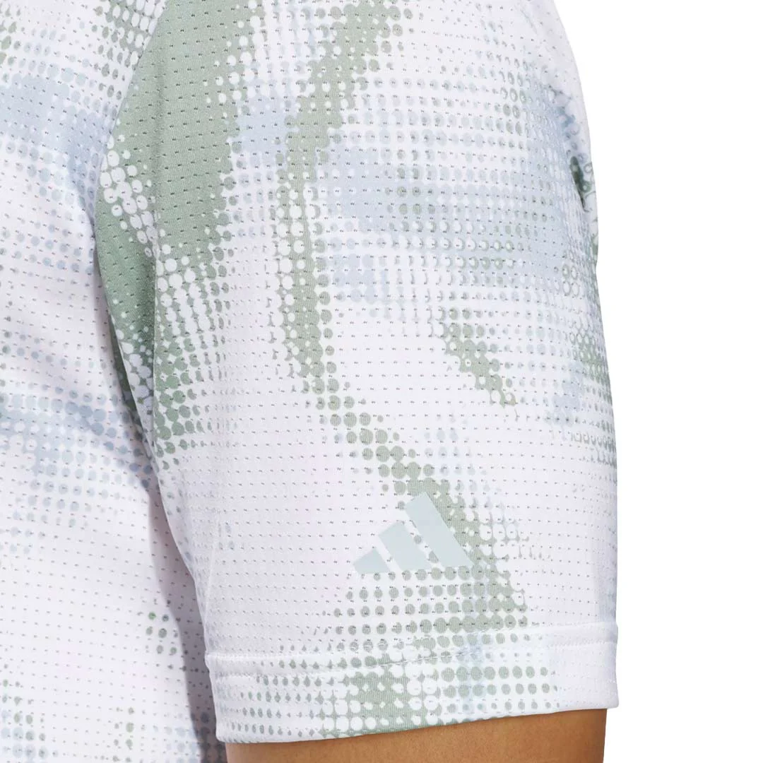 adidas - Men's Ultimate365 Printed Mesh Polo (JF9004) - Image 4