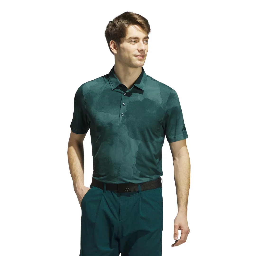 adidas - Men's Ultimate365 Printed Tour Polo (JY3964) - Image 2