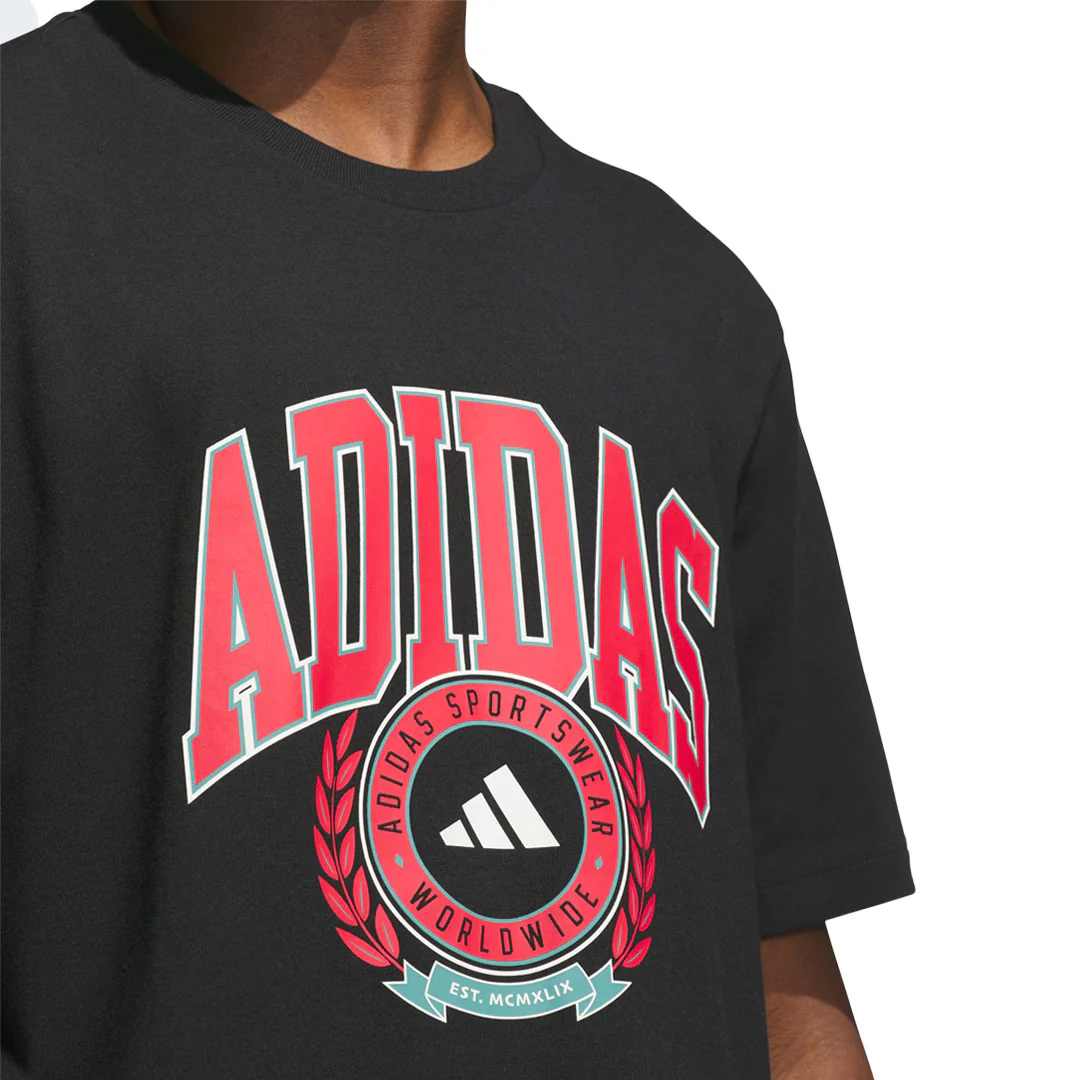 adidas - Men's Varsity Crest Graphic T-Shirt (JV8443) - Image 4