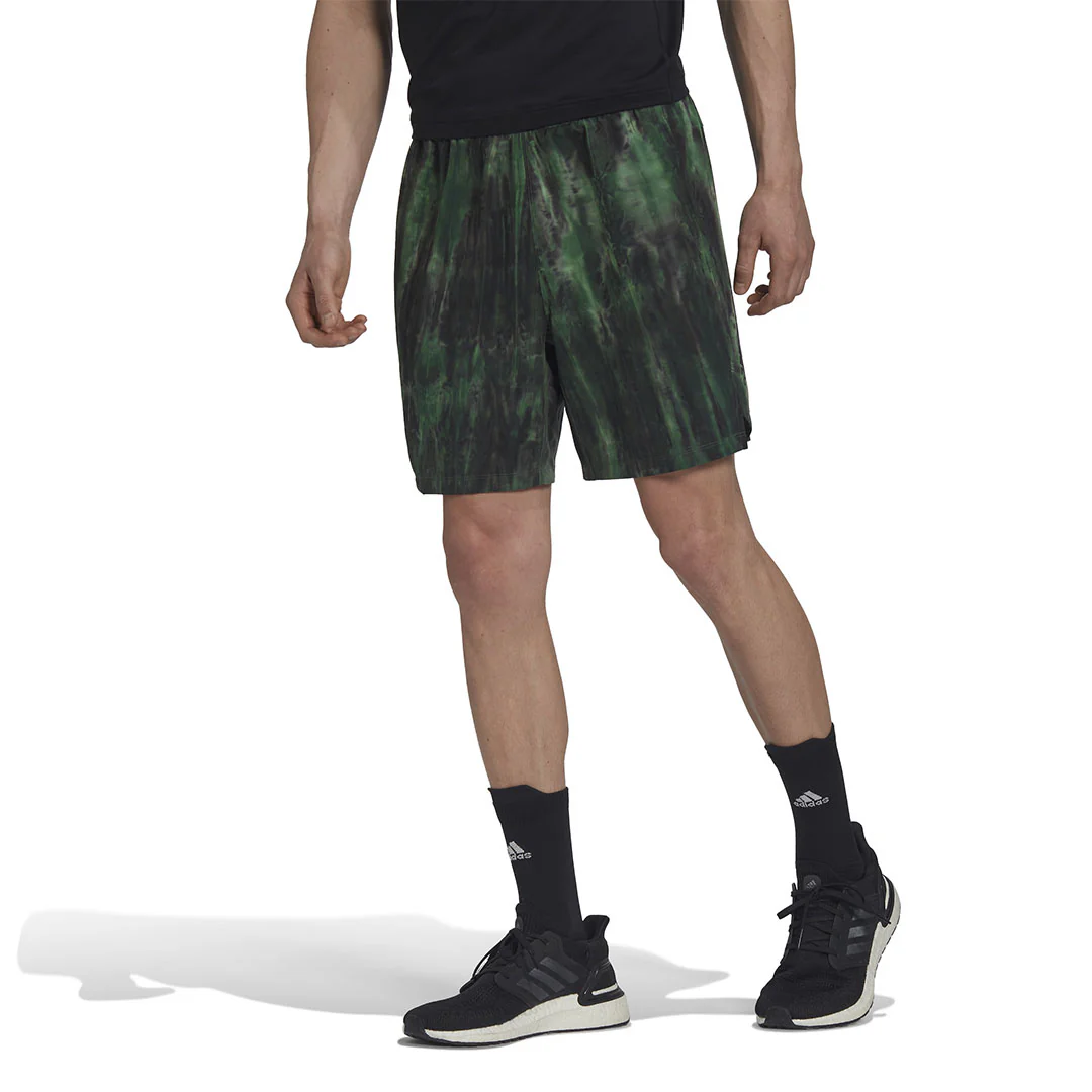 adidas - Men's Workout Spray Dye 7 Inch Shorts (HL8765) - Image 2
