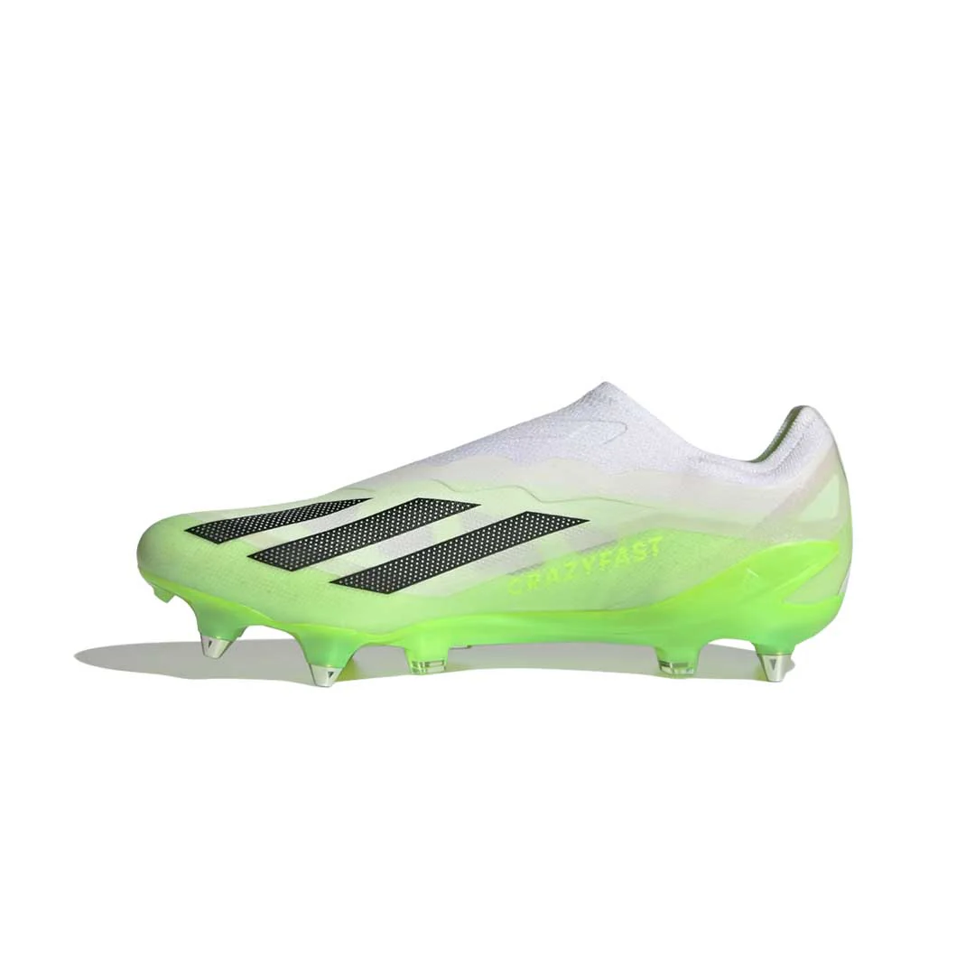 adidas - Unisex X Crazyfast.1 Laceless Soft Ground Soccer Cleats (IE6637) - Image 2
