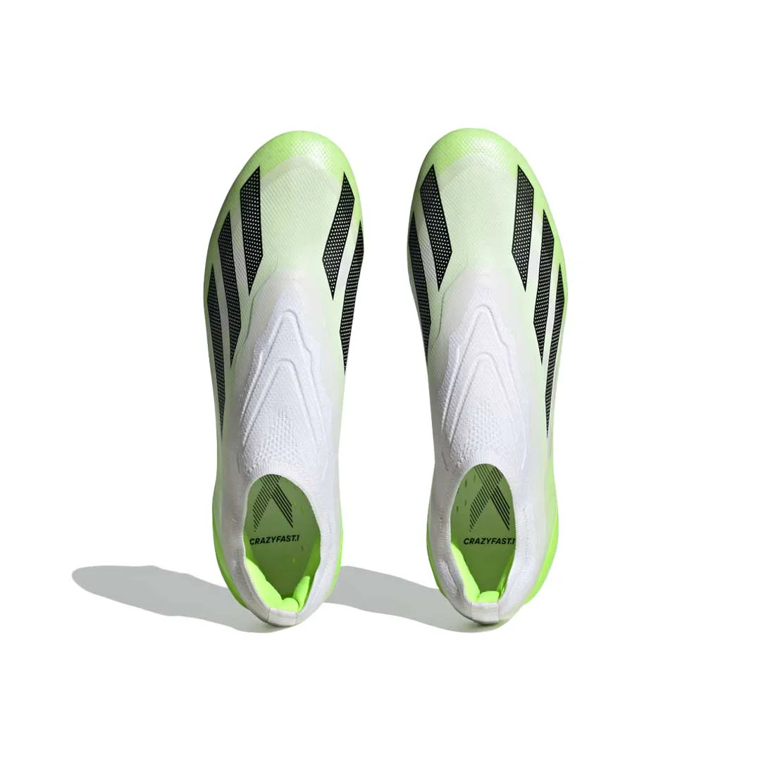 adidas - Unisex X Crazyfast.1 Laceless Soft Ground Soccer Cleats (IE6637) - Image 4