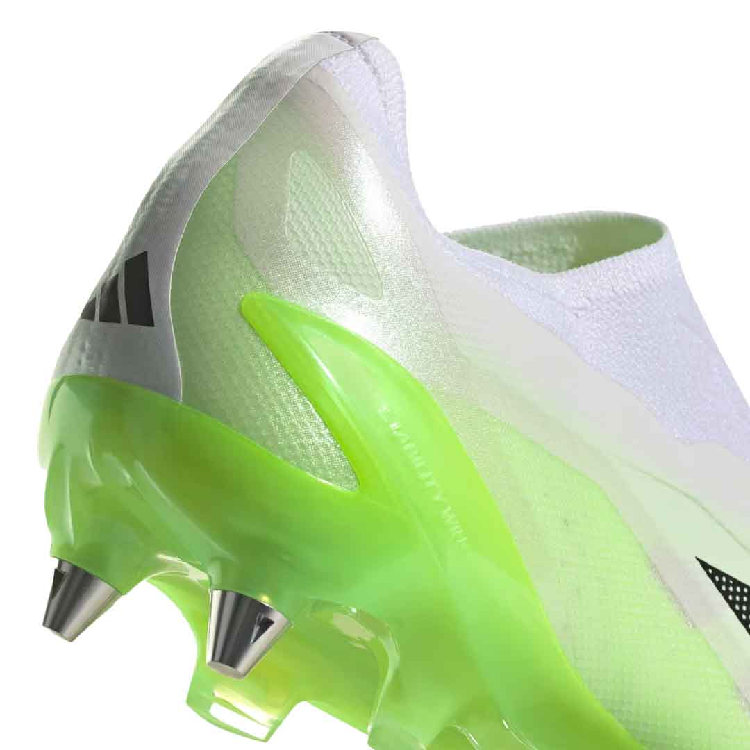 adidas - Unisex X Crazyfast.1 Laceless Soft Ground Soccer Cleats (IE6637) - Image 7