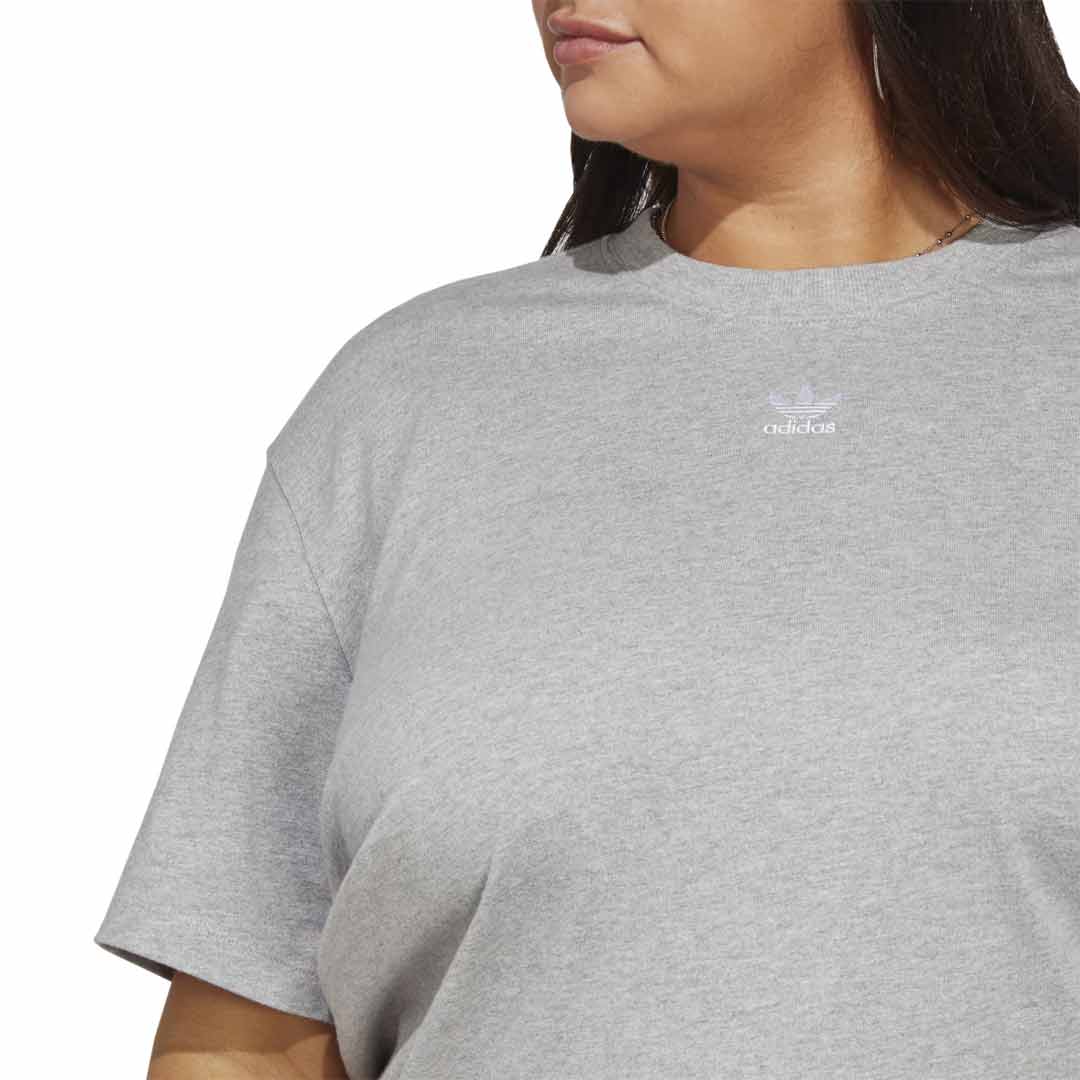 adidas - Women's Adicolor Essentials T-Shirt (Plus Size) (IA7696) - Image 5