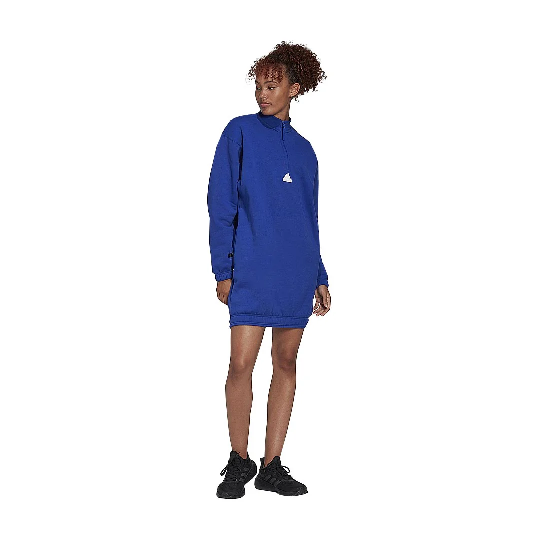 adidas - Women's 1/2 Zip Long Sleeve Dress (HM2894) - Image 2