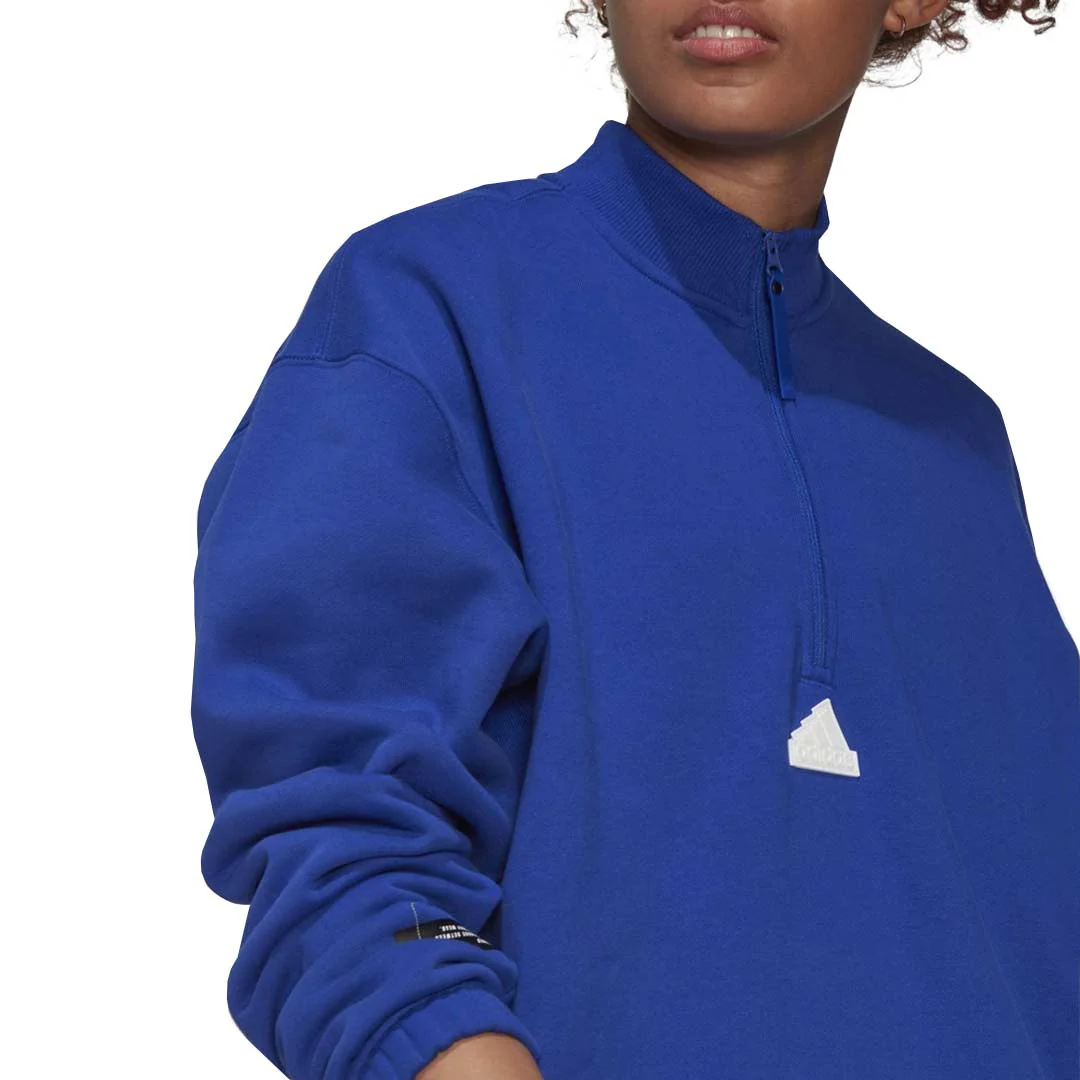 adidas - Women's 1/2 Zip Long Sleeve Dress (HM2894) - Image 5