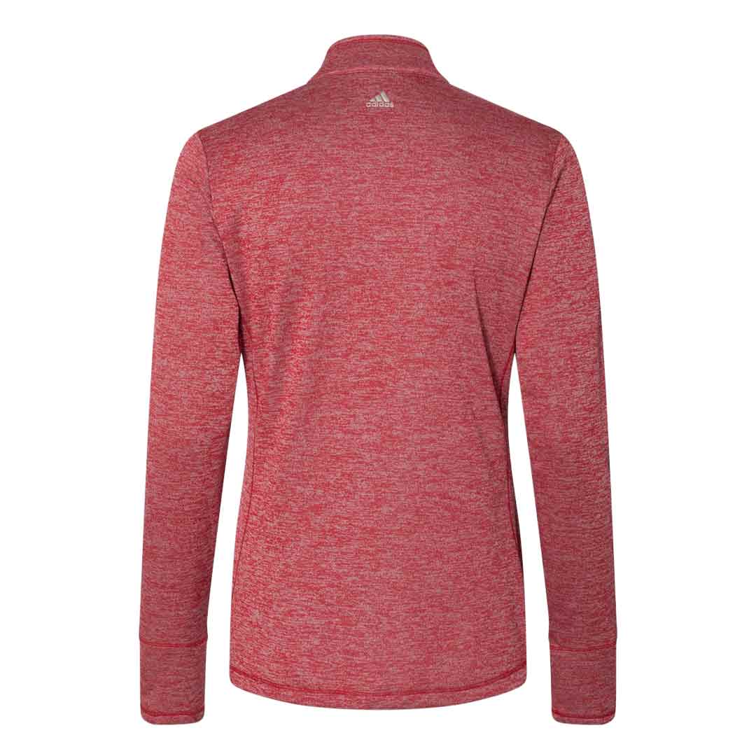 adidas - Women's 3-Stripes Heather 1/4 Zip Pullover (D73138) - Image 2