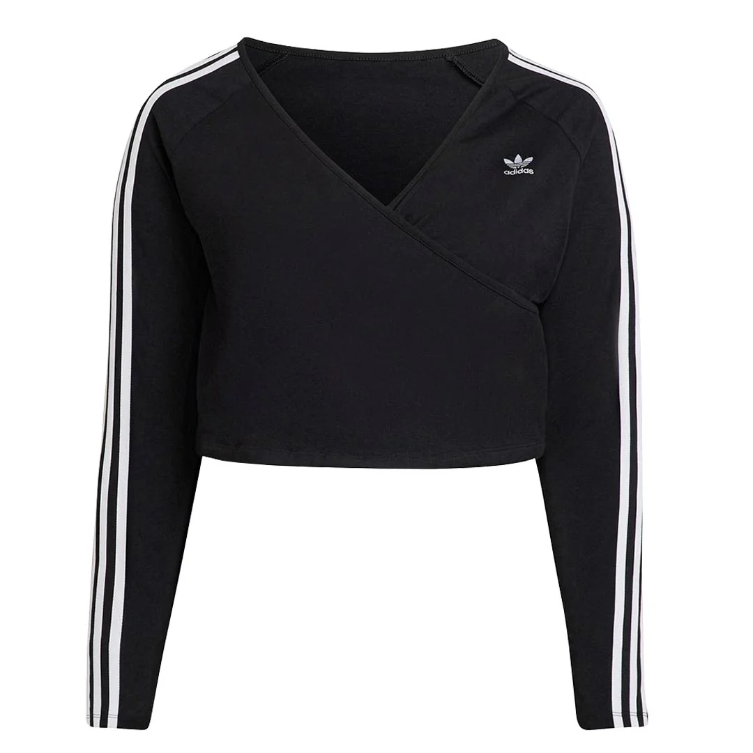 adidas - Women's Adicolor Classics Long Sleeve T-Shirt (Plus Size) (HD4586)