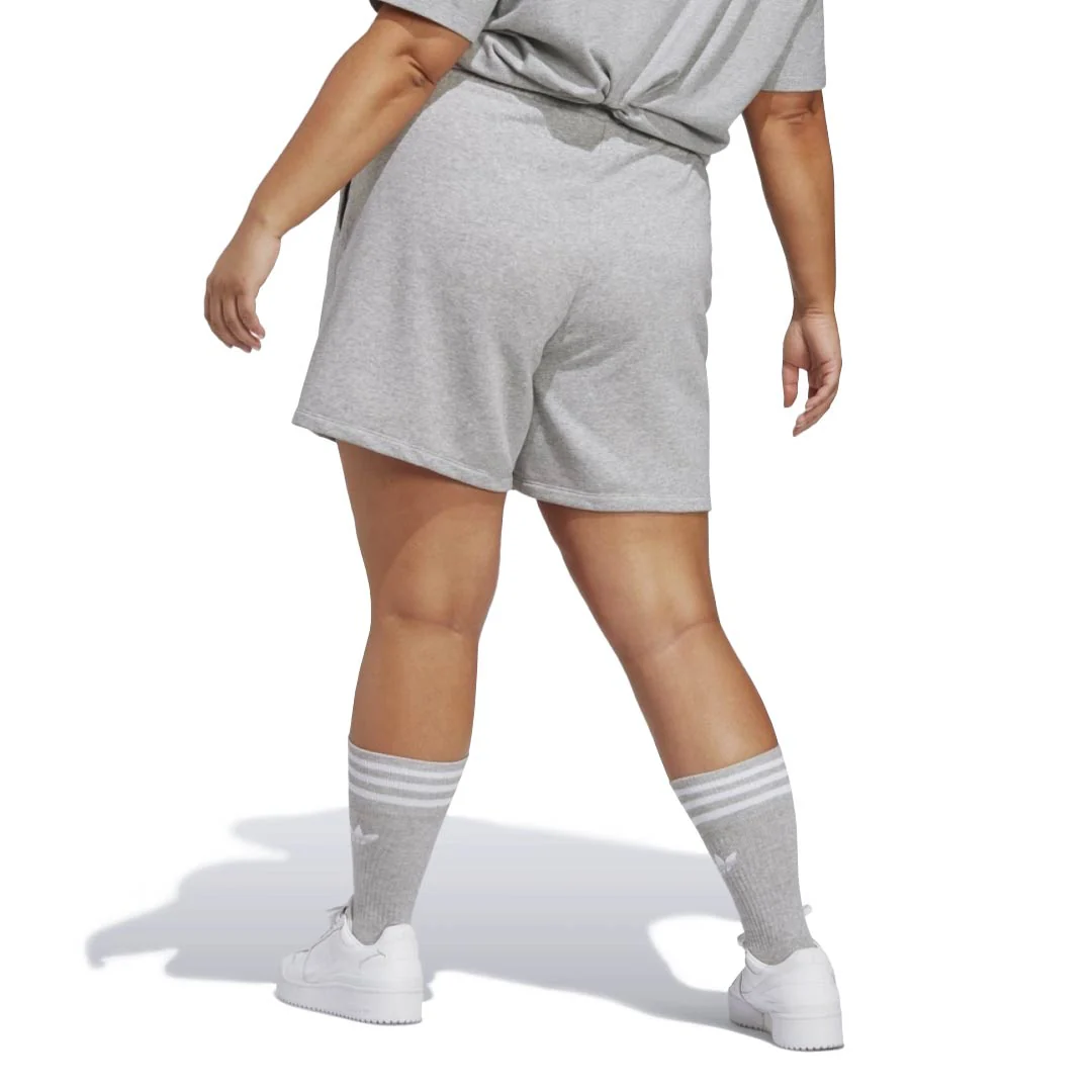 adidas - Women's Adicolor Essentials French Terry Shorts (Plus Size) (IA6473) - Image 3