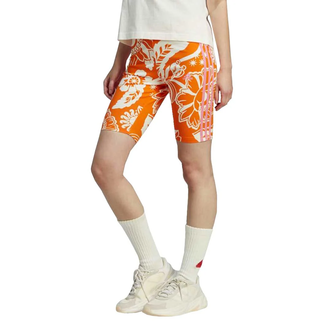 adidas - Women's adidas x Farm Rio Bike Shorts (IM2383) - Image 2