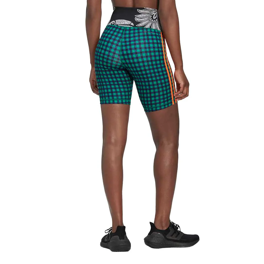 adidas - Women's adidas x FARM Rio Biker Shorts (HN3899) - Image 3