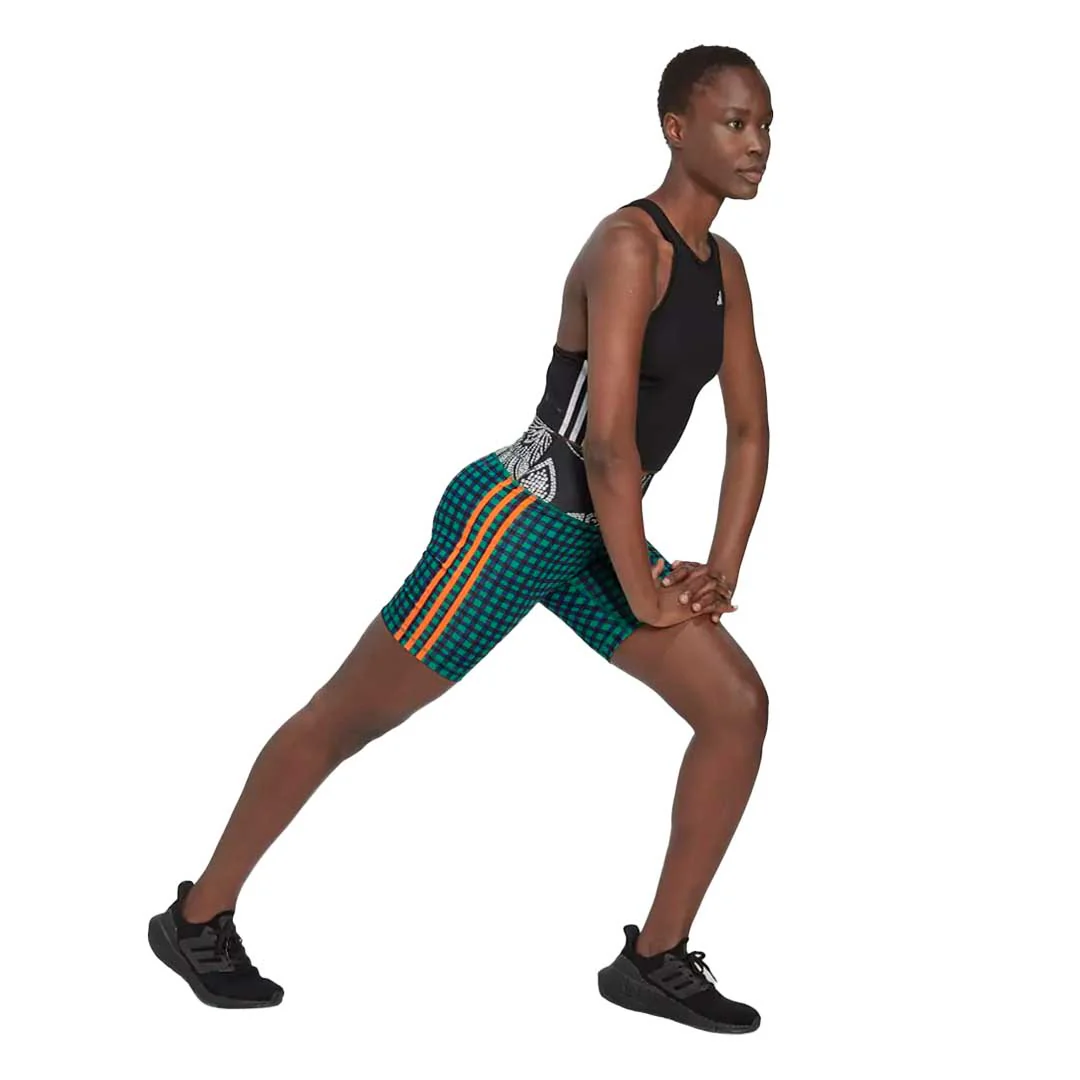 adidas - Women's adidas x FARM Rio Biker Shorts (HN3899) - Image 4
