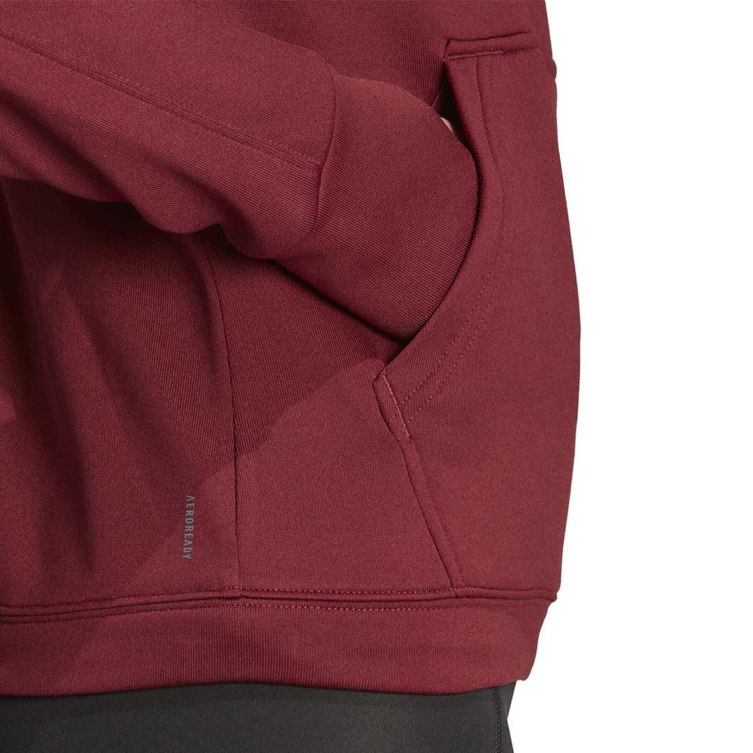 adidas - Women's Aeroready Game & Go Quarter-Zip Fleece Top (HY3225) - Image 4