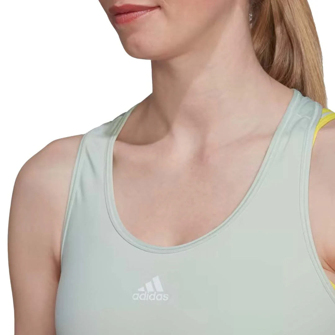 adidas - Women's Aeroready Train HIIT Crop Tank Top (HM3896) - Image 6