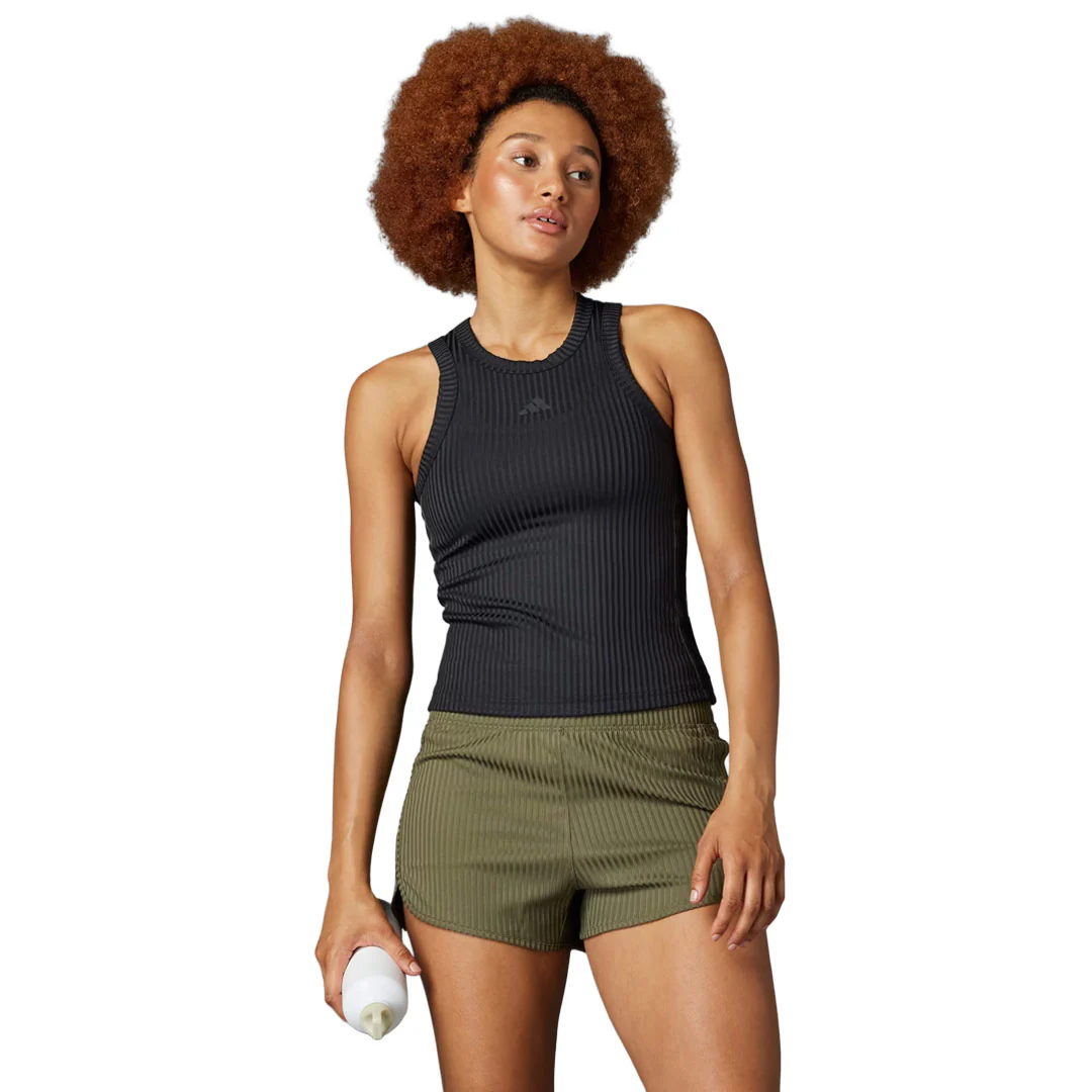 adidas - Women's All Gym Seasonal Tonal 3-Stripes Tank Top (IW8161) - Image 2