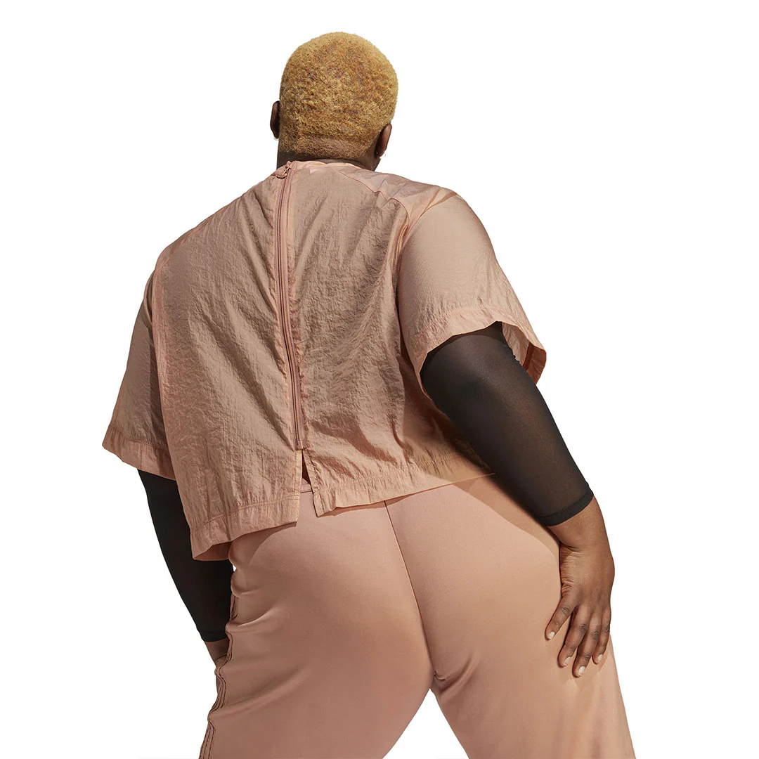 adidas - Women's Always Original Cropped T-Shirt (Plus Size) (IC7230) - Image 3