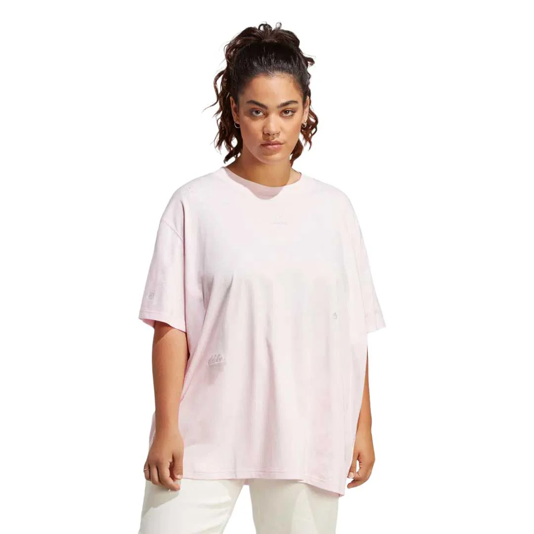 adidas - Women's Bluv Boyfriend T-Shirt (Plus Size) (IC8690) - Image 2