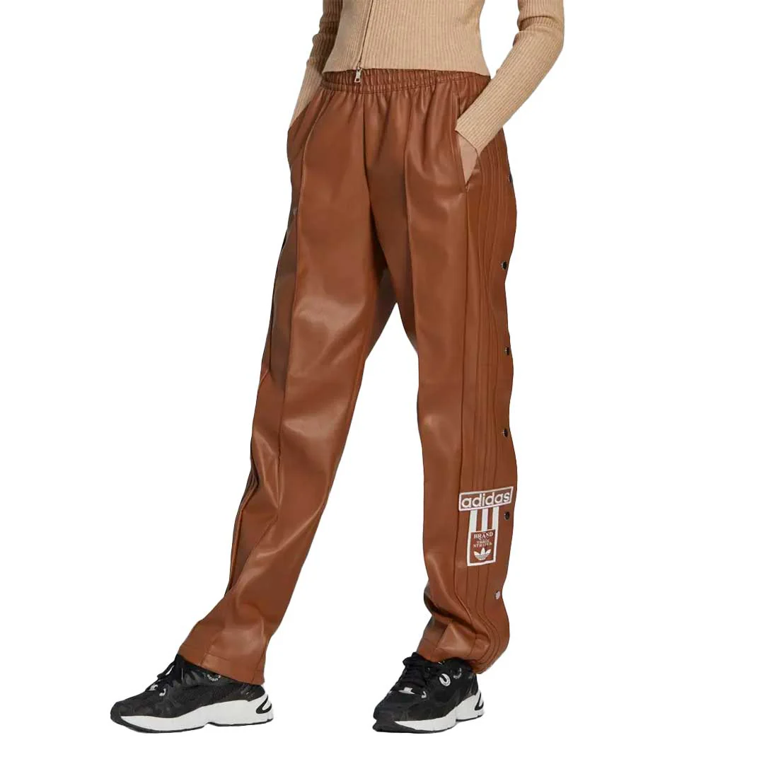 adidas - Women's Centre Stage Faux Leather Pants (II6098) - Image 2