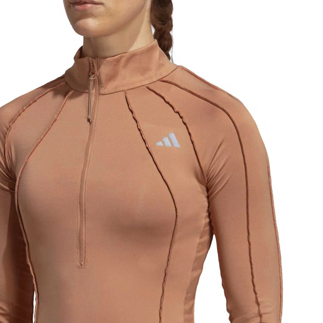adidas - Women's Collective Power 1/2 Zip Long Sleeve Shirt (IC5088) - Image 4
