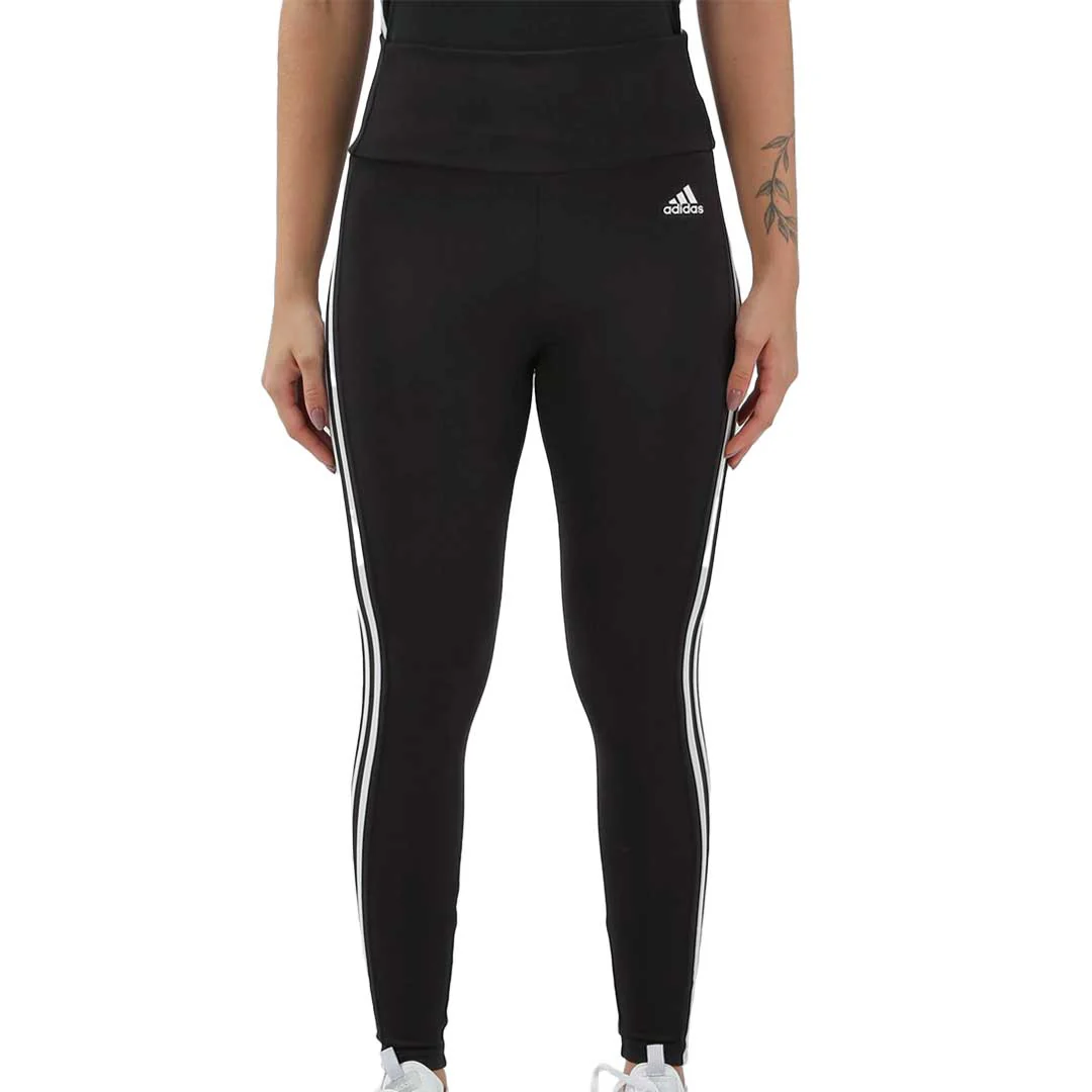 adidas - Women's Designed to Move High-Rise 3-Stripes 7/8 Sport Leggings (GL4040) - Image 2
