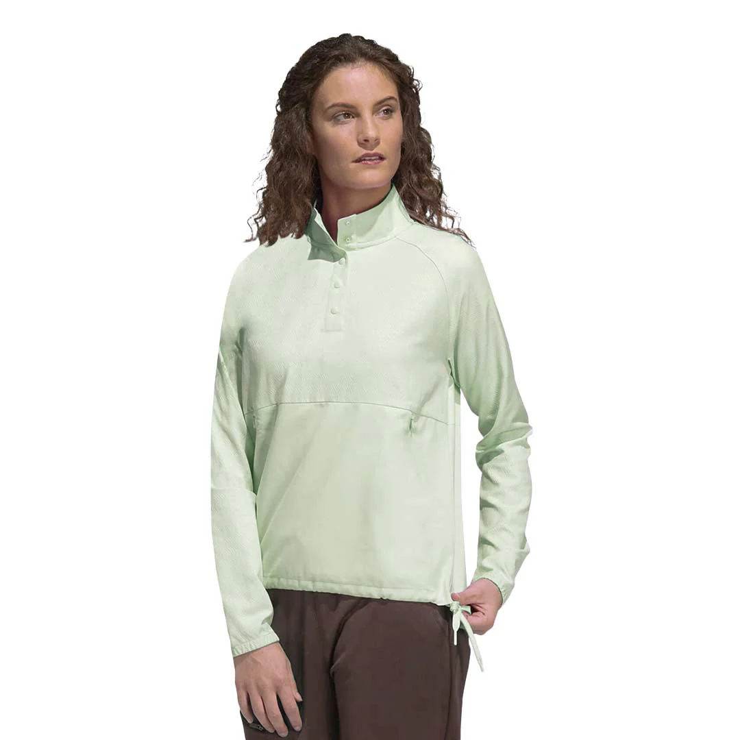 adidas - Women's Embossed 1/4 Snap Pullover (HG6991) - Image 2