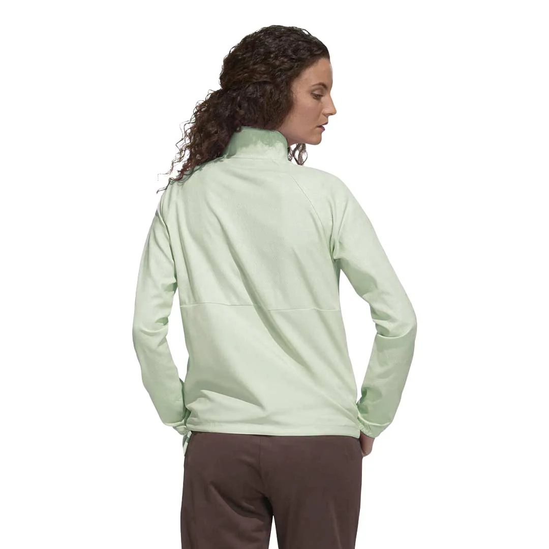 adidas - Women's Embossed 1/4 Snap Pullover (HG6991) - Image 3