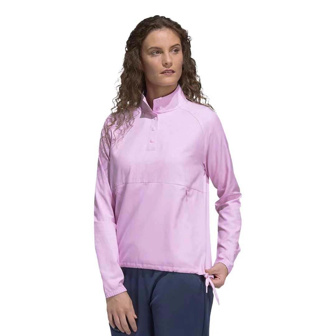 adidas - Women's Embossed 1/4 Snap Pullover (HG6992) - Image 2