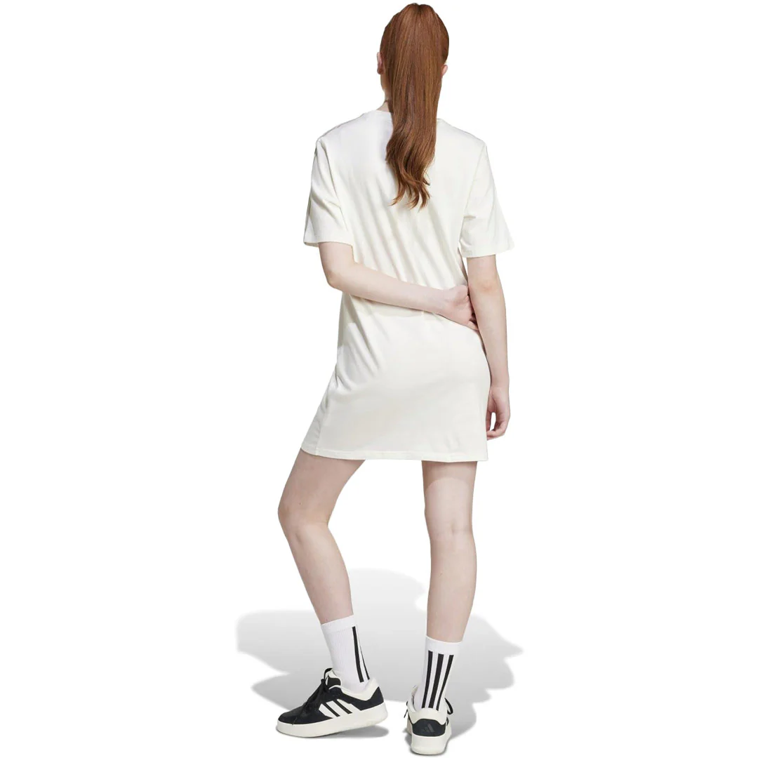 adidas - Women's Essentials 3-Stripes Single Jersey Boyfriend T-Shirt Dress (IR6058) - Image 3