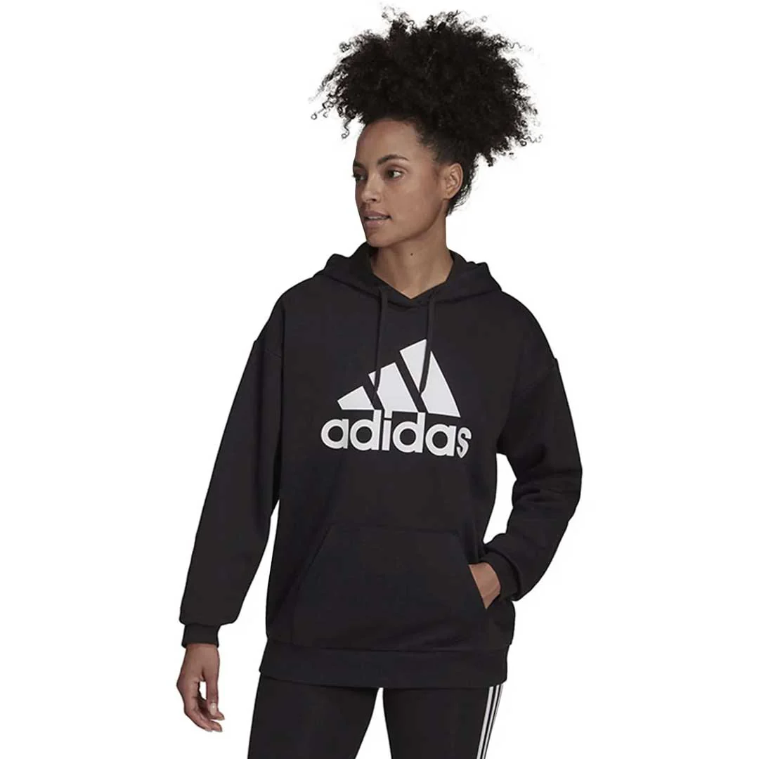 adidas - Women's Essentials Logo Boyfriend Fleece Hoodie (HD1756) - Image 2