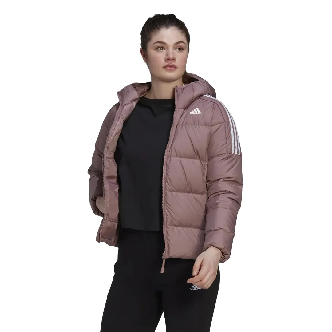 adidas - Women's Essentials Midweight Down Hooded Jacket (HK4666) - Image 2