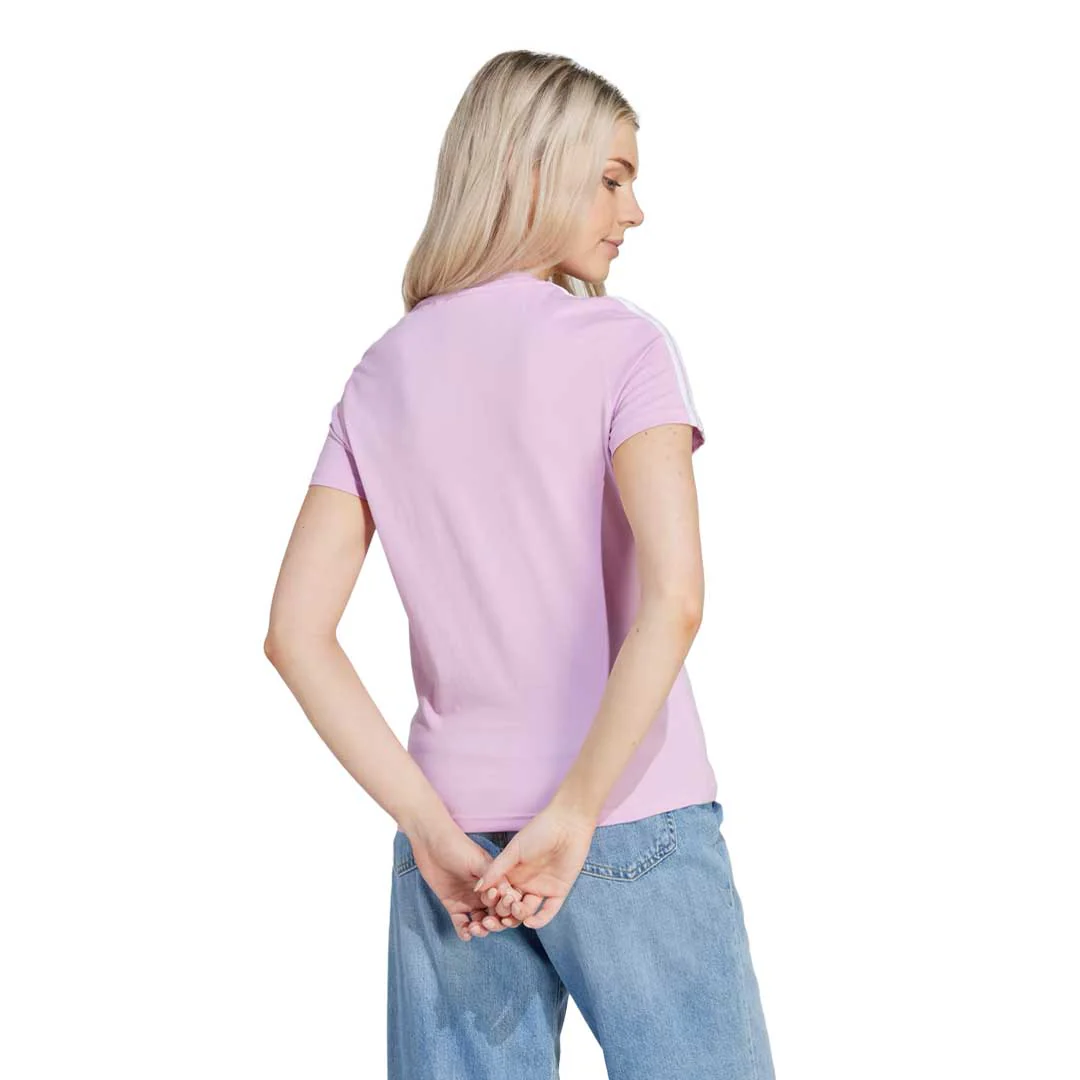 adidas - Women's Essentials Slim 3-Stripes T-Shirt (IM2795) - Image 3