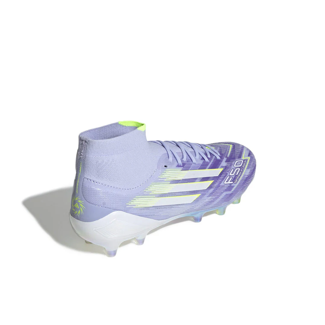 adidas - Women's F50 Sparkfusion Elite Mid Firm/Artificial Grass Cleats (JH7648) - Image 4
