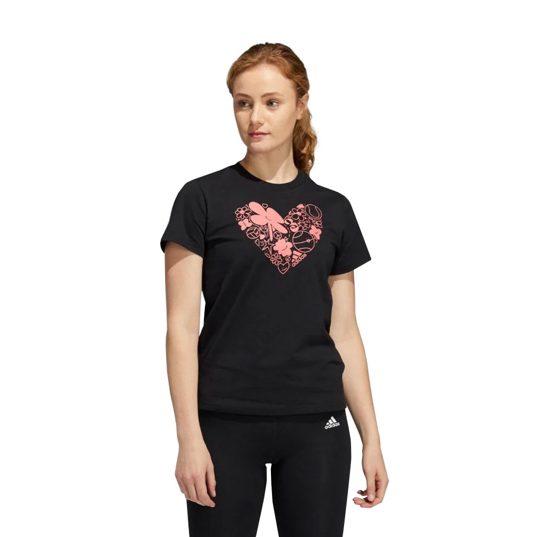 adidas - Women's Fun Graphic T-Shirt (HE4913) - Image 2