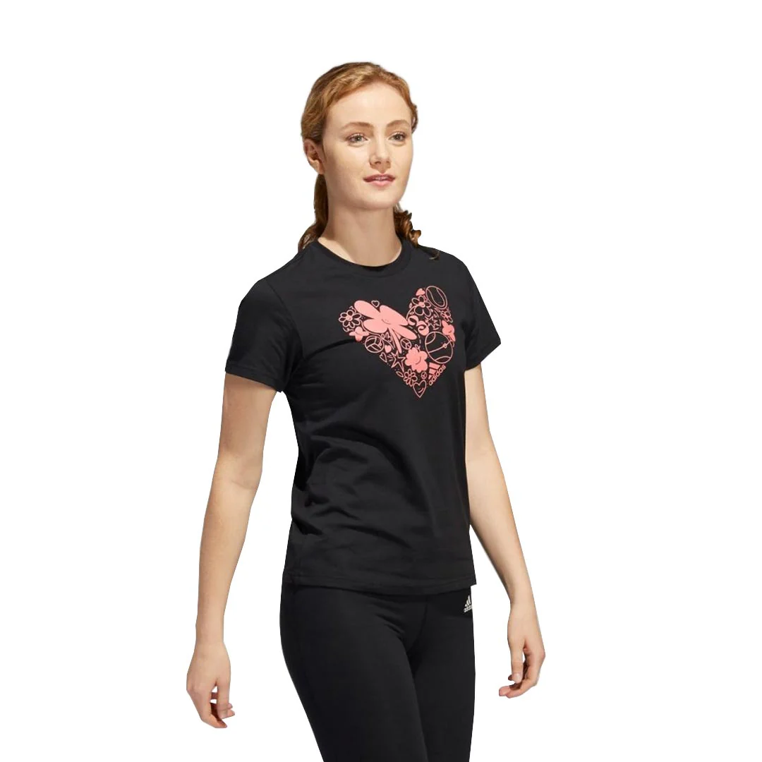 adidas - Women's Fun Graphic T-Shirt (HE4913) - Image 3