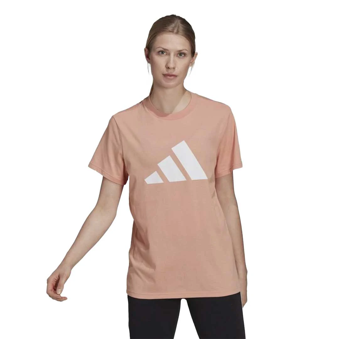 adidas - Women's Future Icons Logo Short Sleeve T-Shirt (H24101) - Image 2