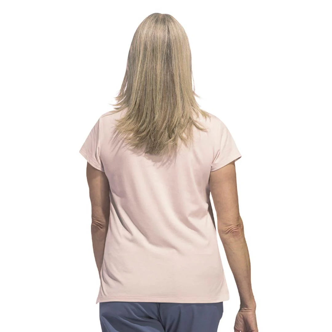 adidas - Women's Go-To Heathered Polo (IP4187) - Image 3