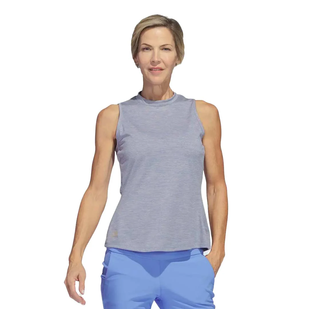 adidas - Women's Heathered Sleeveless Polo (HS8947) - Image 2